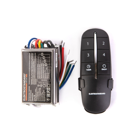 Пульт управления Y8 Черный (4 канала) Elektrostandard 