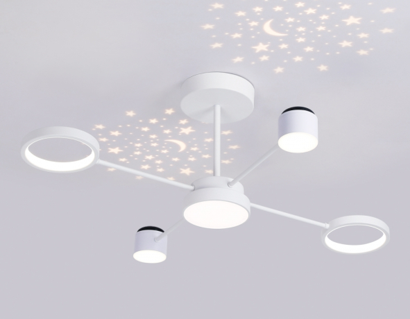 Люстра на штанге с пультом Ambrella light COMFORT LineTechFL51631 