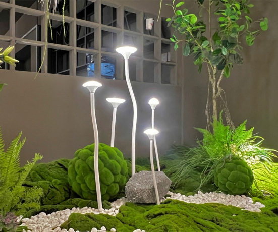 Наземный низкий светильник Kink Light Пайк 09500B-5,01 