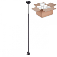 Подвесной светильник с лампочкой Odeon Light Pipa 3884/1B+Lamps Gu10