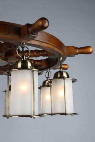 Люстра с поддержкой Алисы потолочная Omnilux OML-50307-08-A 