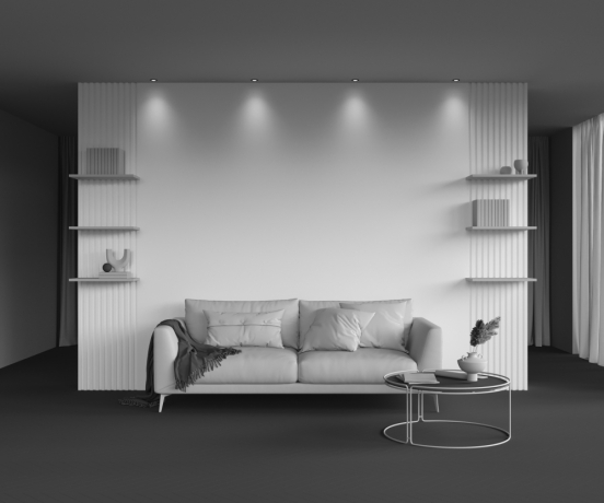 Встраиваемый светильник Technical DL058-7W3K-B Round 