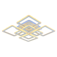 Потолочная диммируемая люстра с пультом ДУ Profit Light 8465/4+4B WHT 168W+10W RGB