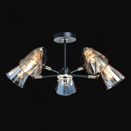 Люстра на штанге со светодиодными лампочками E14, комплект от Lustrof. №375750-667915 