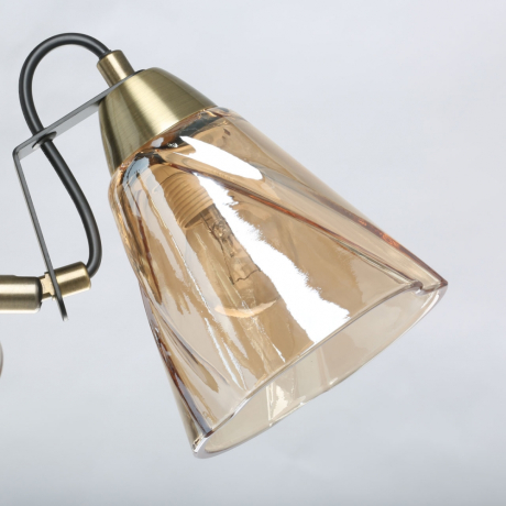 Люстра на штанге со светодиодными лампочками E14, комплект от Lustrof. №375750-667915 