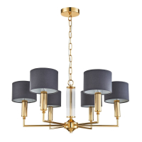 Подвесная люстра с лампочками Favourite Laciness 2609-6P+Lamps E14 Свеча