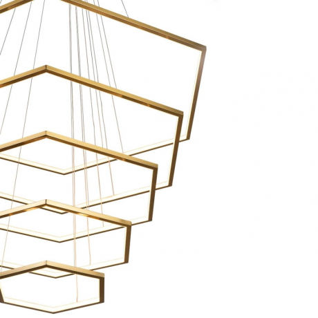 Подвесная светодиодная люстра Loft It Ring 10016/5 