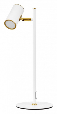 Настольная лампа офисная LUMINA DECO MIRRA LDT 7731-1 WT+MD 