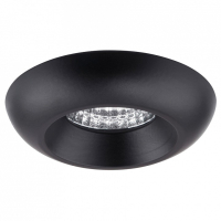 071157 Встраиваемый светодиодный светильник Lightstar Monde LED 5W ЧЕРНЫЙ