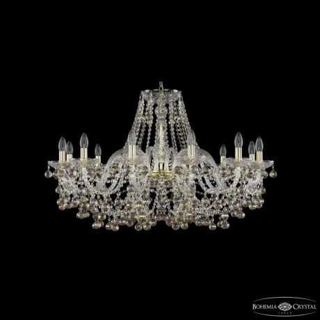 Подвесная люстра Bohemia Ivele Crystal 1409 1409/12/360 G K801 