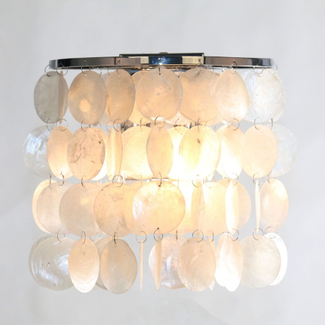 60084/2 хром/перламутр хром/перламутр Бра с перламутром Eurosvet Sandra 