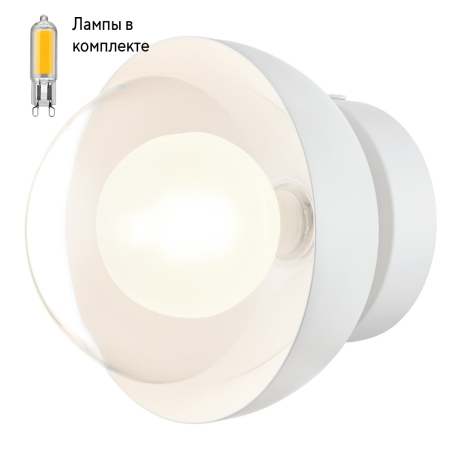 Светильник на стену с Led лампочками в комплекте Velante 359-001-01+Lamps 