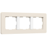 Рамка на 3 поста Split (айвори/белый, soft-touch) W0033066 Werkel (a067256) 
