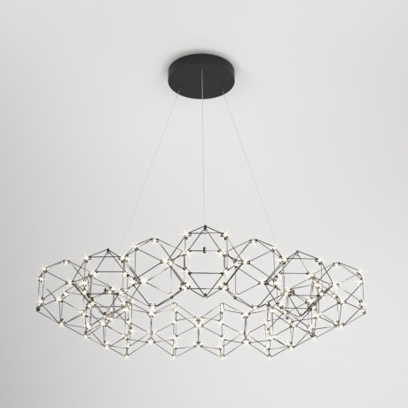 Подвесная люстра Eurosvet Uma 90169/15 черный жемчуг 