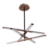 HI-WAY SP8 COFFEE Люстра на штанге Crystal Lux HI-WAY