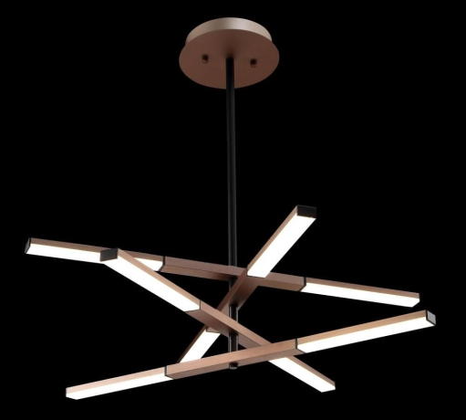 HI-WAY SP8 COFFEE Люстра на штанге Crystal Lux HI-WAY 