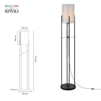 Торшер Rivoli Bianca D7041-502 (Б0054210)