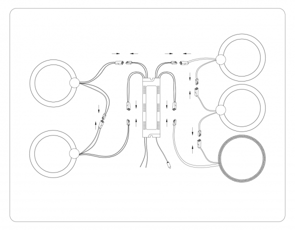 Потолочная люстра Ambrella Light FA FA3808 