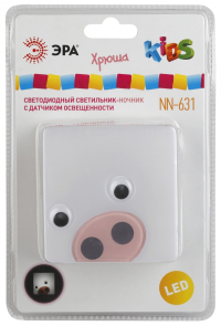 Ночник светодиодный с сенсором Хрюша Эра NN-631-LS-P Б0015242