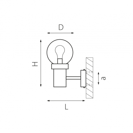 Настенные уличные светильники