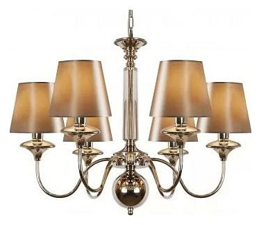 Подвесная люстра iLamp Rolling P2406-6 Nickel