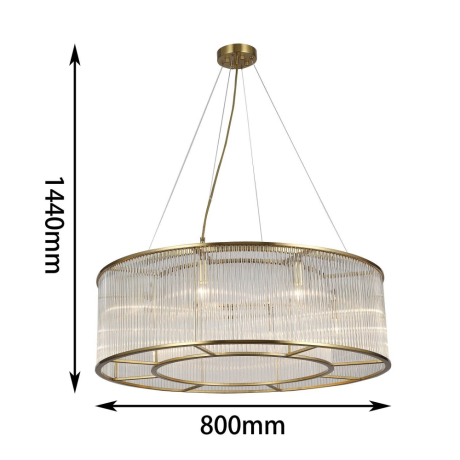 Подвесная люстра Favourite Wonderland с поддержкой Алиса 2907-8P-A 