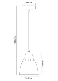 PL-430S-1  С01 Светильник подвесной Camelion 13083