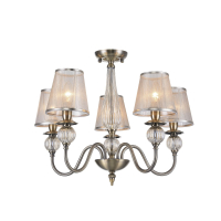 FR2685PL-05BZ Люстра с двойным креплением Freya Inessa