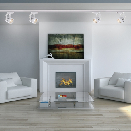 Однофазный светильник для шинопровода с лампочкой Novotech 370430+Lamps 