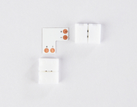 10шт. Соединитель угловой L для светодиодной ленты 2835 12/24V (2 конт.) Ambrella light ILLUMINATION LED GS6501