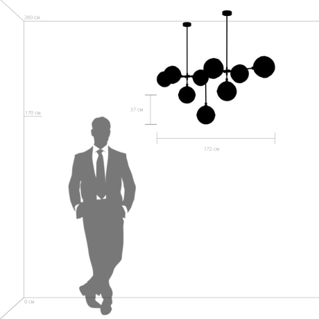 Люстра на штанге Lightstar Globo 813197 