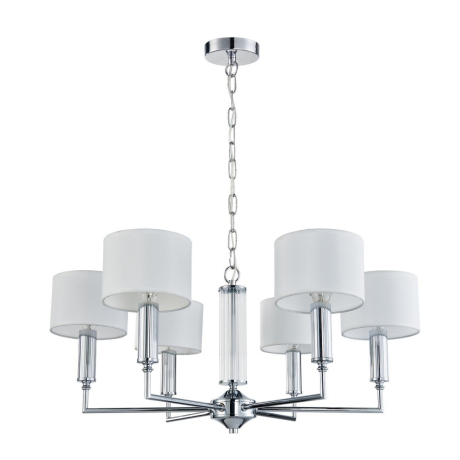 Подвесная люстра с лампочками Favourite Laciness 2607-6P+Lamps E14 Свеча 