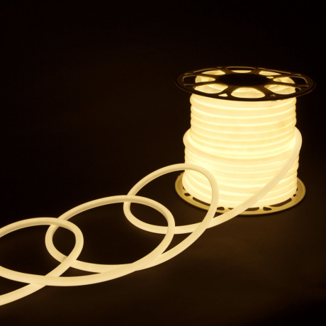 50м. Комплект неоновой ленты белого цвета 4200К 2835, 9,6W, 220V, 144LED/m, IP67 Elektrostandard LS003 (a052996) 