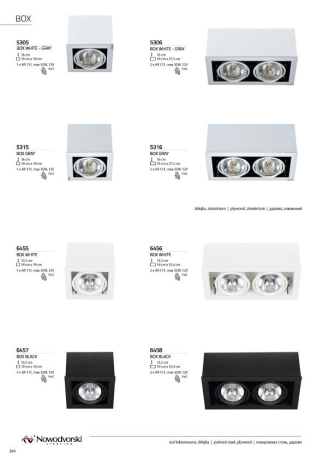 Встраиваемый светильник Nowodvorski Box White 6455 
