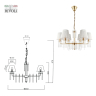 Подвесная люстра Rivoli Lilith 1039-306 (Б0054947) 