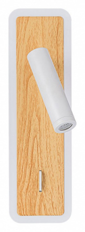 Бра Arte Lamp Wood A1990AP-3WH 