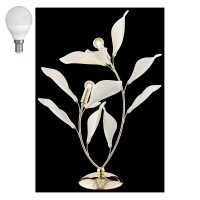 Настольная лампа с Led лампочками в комплекте Wertmark WE123.02.304+Lamps