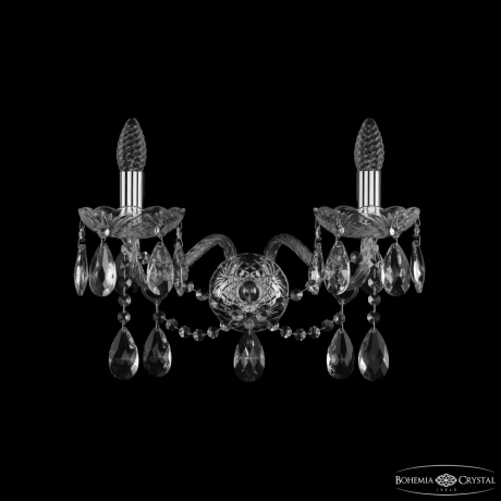 Бра 1413B/2/200/XL Ni Bohemia Ivele Crystal 