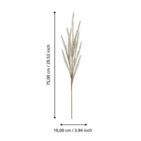 428183 Цветы пластиковые BENESSO L750, B100, пластик, металл. проволока шампань Eglo 