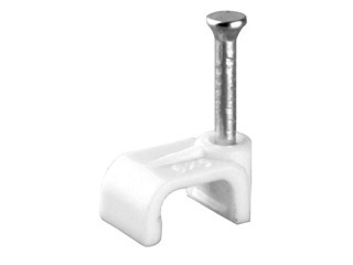 Volsten V02-6W-2-09-050 (Скоба пластиковая плоская 9 мм (50шт.)) 