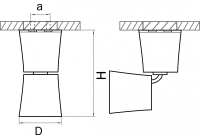 214456 Накладной светильник спот LightStar Rotonda