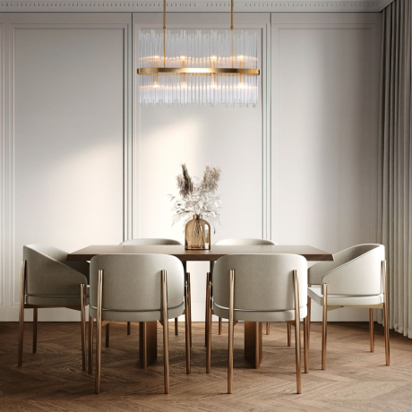 Подвесная люстра со стеклянным рассеивателем Bogate's Allure 486/8 (a065770) 