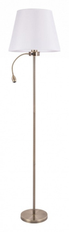 Торшер с подсветкой Arte Lamp Elba A2581PN-2AB 