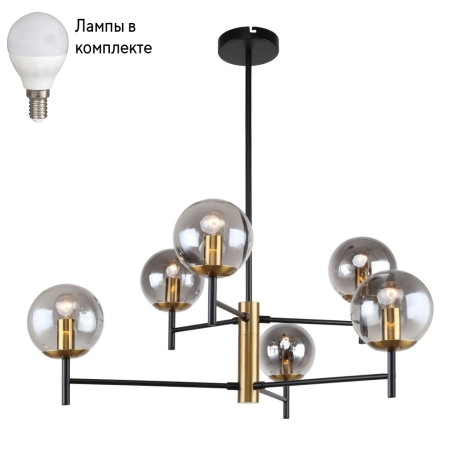 Люстра на штанге с лампочками F-Promo 3088-6P+Lamps 