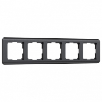 Рамка на 5 постов Werkel Stream (графит) W0052104