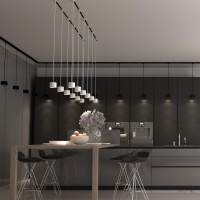 Нарушена упаковка!  <303856> Однофазный LED светильник на подвесе 12W 4000К для трека Patera Novotech 358659