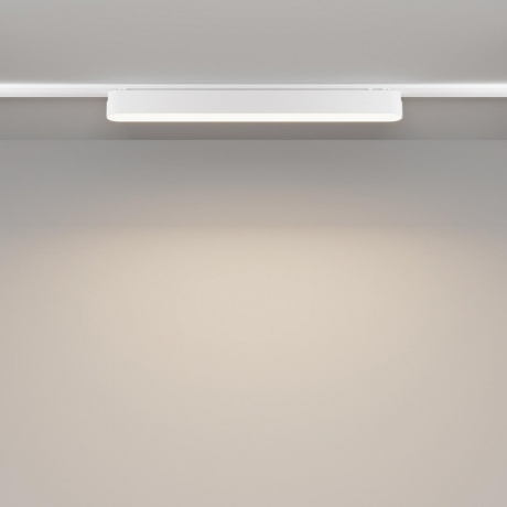 Трековый светильник 18W 4000К для ультратонкого магнитного шинопровода Maytoni Technicall Radity Basis TR080-1-18W4K-W 