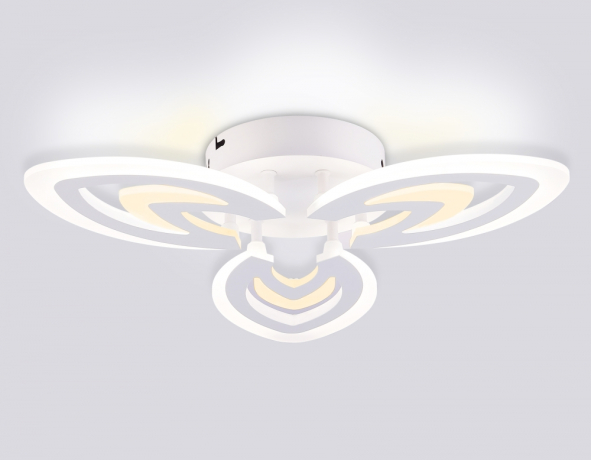 Потолочный светодиодный светильник с пультом Ambrella light ACRYLICA OriginalFA4545 