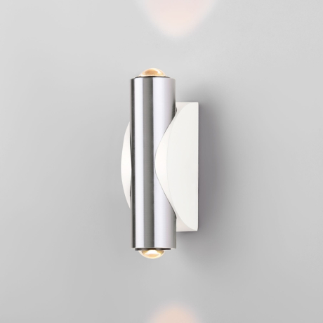 Настенный светодиодный светильник Elektrostandard Steel LED 40109/LED белый/сталь (a055628) 