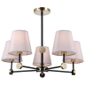 Люстра на штанге Illumico IL0394-5CSQ-24 BK AB CASTOR (1428959) 